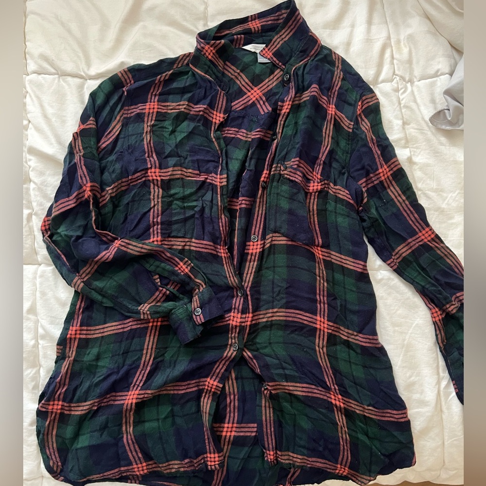 Size M Thin Summery Flannel Top